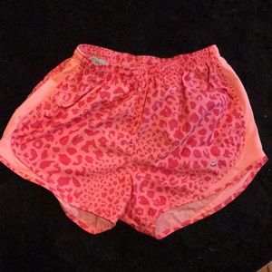 Nike Orange Cheetah Track Short